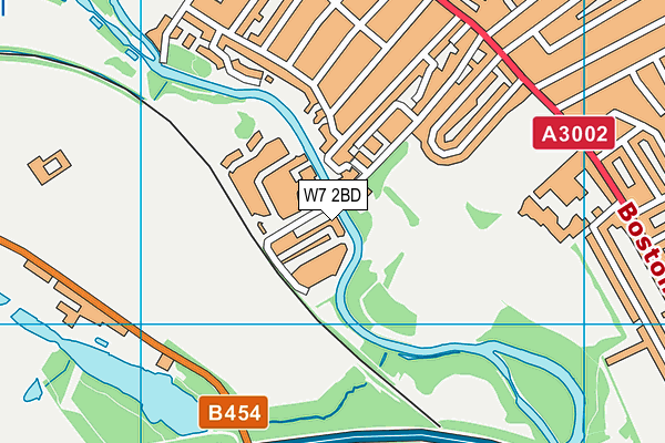 W7 2BD map - OS VectorMap District (Ordnance Survey) W7 2BD map - OS VectorMap District (Ordnance Survey)