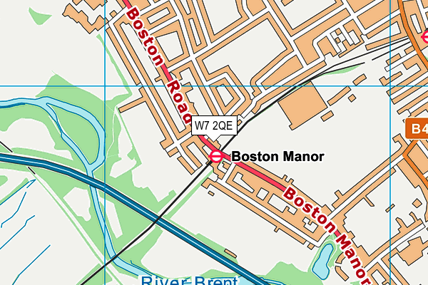 W7 2QE map - OS VectorMap District (Ordnance Survey) W7 2QE map - OS VectorMap District (Ordnance Survey)