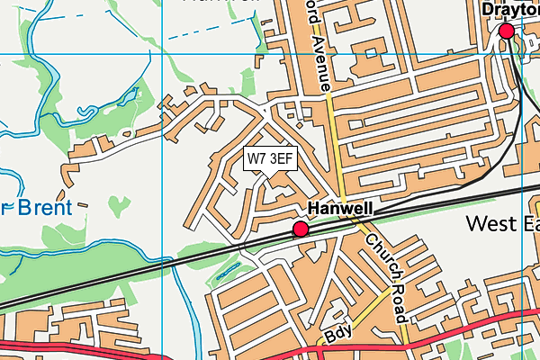 W7 3EF map - OS VectorMap District (Ordnance Survey) W7 3EF map - OS VectorMap District (Ordnance Survey)