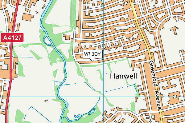 W7 3QY map - OS VectorMap District (Ordnance Survey) W7 3QY map - OS VectorMap District (Ordnance Survey)
