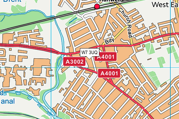 W7 3UQ map - OS VectorMap District (Ordnance Survey) W7 3UQ map - OS VectorMap District (Ordnance Survey)