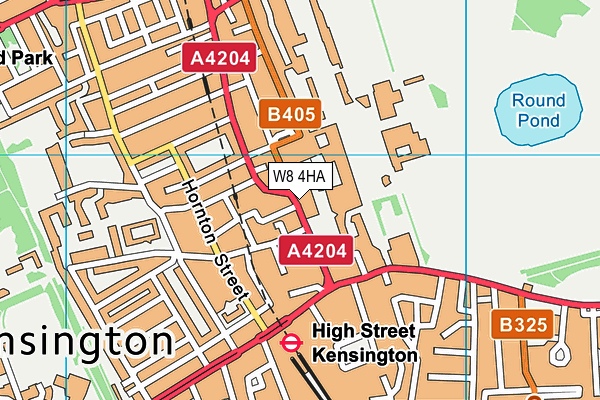 W8 4HA map - OS VectorMap District (Ordnance Survey) W8 4HA map - OS VectorMap District (Ordnance Survey)