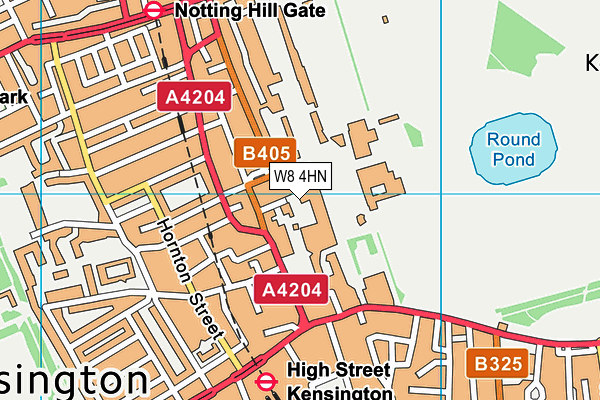 W8 4HN map - OS VectorMap District (Ordnance Survey) W8 4HN map - OS VectorMap District (Ordnance Survey)