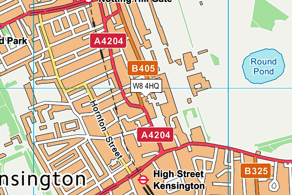 W8 4HQ map - OS VectorMap District (Ordnance Survey) W8 4HQ map - OS VectorMap District (Ordnance Survey)