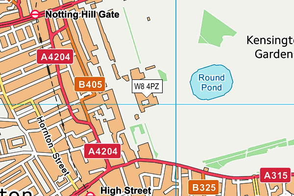 W8 4PZ map - OS VectorMap District (Ordnance Survey) W8 4PZ map - OS VectorMap District (Ordnance Survey)