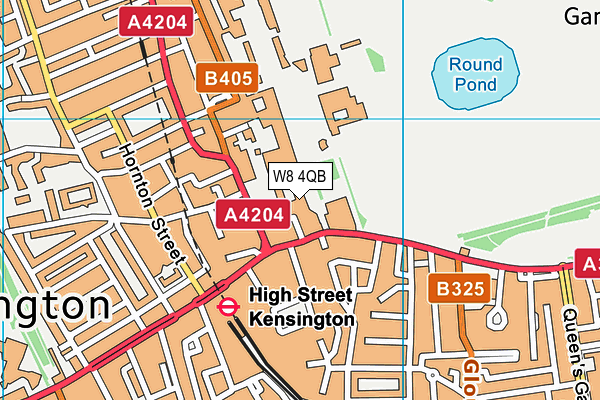 W8 4QB map - OS VectorMap District (Ordnance Survey) W8 4QB map - OS VectorMap District (Ordnance Survey)