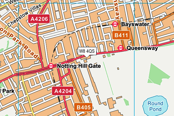 W8 4QS map - OS VectorMap District (Ordnance Survey) W8 4QS map - OS VectorMap District (Ordnance Survey)
