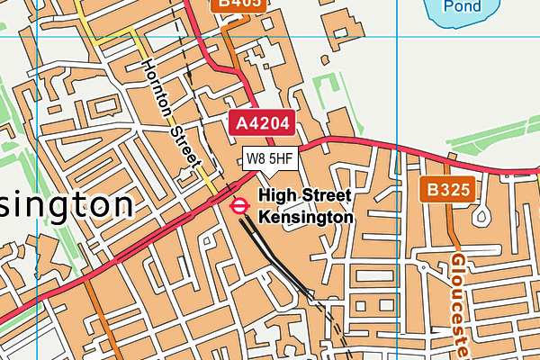W8 5HF map - OS VectorMap District (Ordnance Survey) W8 5HF map - OS VectorMap District (Ordnance Survey)