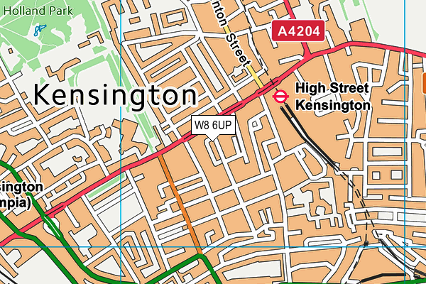 W8 6UP map - OS VectorMap District (Ordnance Survey) W8 6UP map - OS VectorMap District (Ordnance Survey)