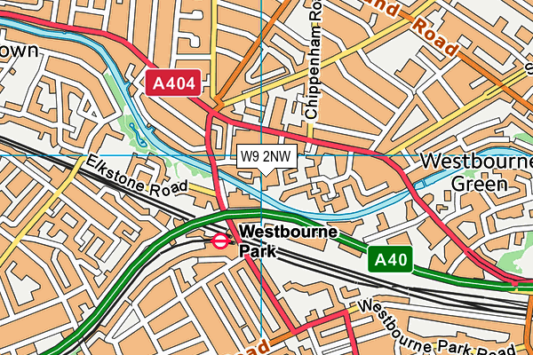 W9 2NW map - OS VectorMap District (Ordnance Survey) W9 2NW map - OS VectorMap District (Ordnance Survey)