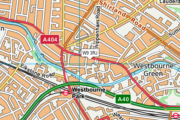 W9 3RJ map - OS VectorMap District (Ordnance Survey) W9 3RJ map - OS VectorMap District (Ordnance Survey)