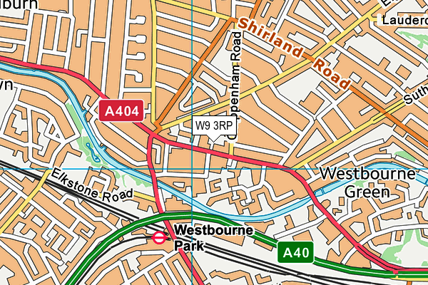 W9 3RP map - OS VectorMap District (Ordnance Survey) W9 3RP map - OS VectorMap District (Ordnance Survey)