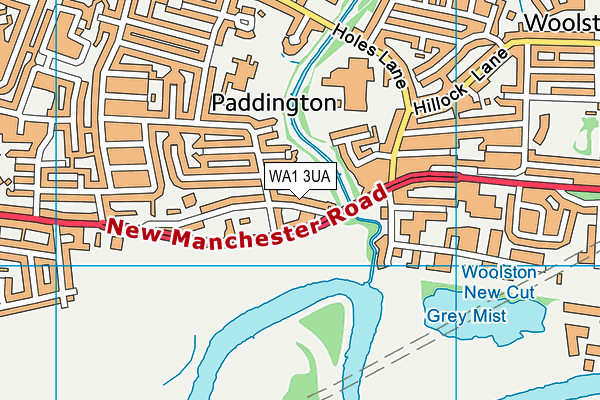 WA1 3UA map - OS VectorMap District (Ordnance Survey) WA1 3UA map - OS VectorMap District (Ordnance Survey)