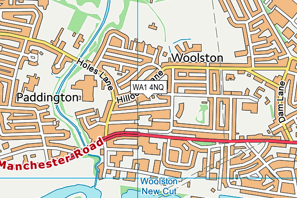 WA1 4NQ map - OS VectorMap District (Ordnance Survey) WA1 4NQ map - OS VectorMap District (Ordnance Survey)