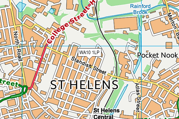 WA10 1LP map - OS VectorMap District (Ordnance Survey) WA10 1LP map - OS VectorMap District (Ordnance Survey)