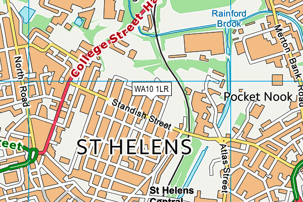 WA10 1LR map - OS VectorMap District (Ordnance Survey) WA10 1LR map - OS VectorMap District (Ordnance Survey)