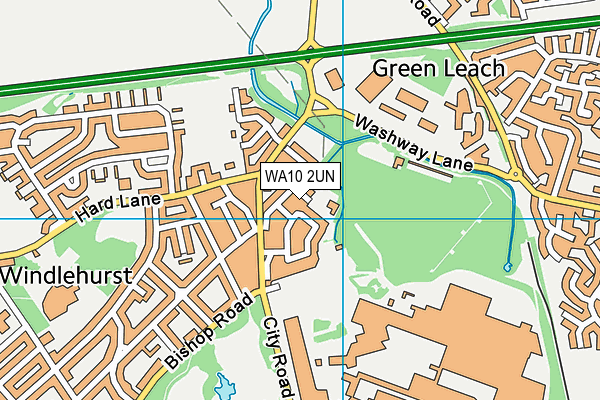 WA10 2UN map - OS VectorMap District (Ordnance Survey) WA10 2UN map - OS VectorMap District (Ordnance Survey)