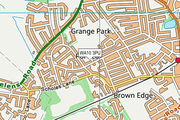 WA10 3PU map - OS VectorMap District (Ordnance Survey) WA10 3PU map - OS VectorMap District (Ordnance Survey)