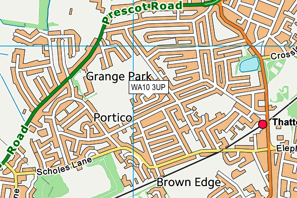 WA10 3UP map - OS VectorMap District (Ordnance Survey) WA10 3UP map - OS VectorMap District (Ordnance Survey)