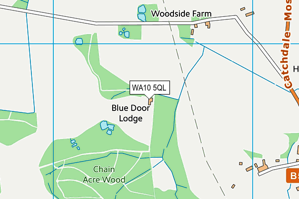 WA10 5QL map - OS VectorMap District (Ordnance Survey) WA10 5QL map - OS VectorMap District (Ordnance Survey)