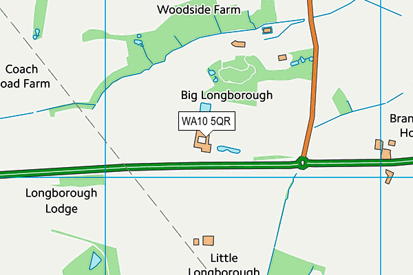 WA10 5QR map - OS VectorMap District (Ordnance Survey) WA10 5QR map - OS VectorMap District (Ordnance Survey)