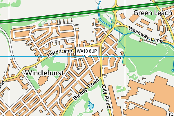 WA10 6UP map - OS VectorMap District (Ordnance Survey) WA10 6UP map - OS VectorMap District (Ordnance Survey)