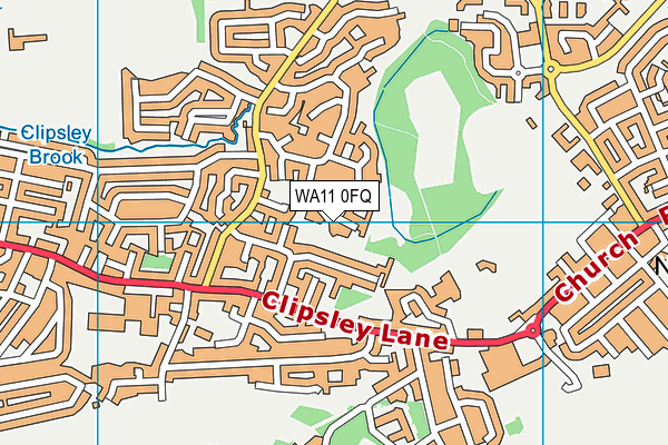 WA11 0FQ map - OS VectorMap District (Ordnance Survey) WA11 0FQ map - OS VectorMap District (Ordnance Survey)