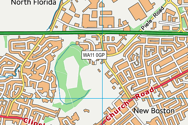 WA11 0GP map - OS VectorMap District (Ordnance Survey) WA11 0GP map - OS VectorMap District (Ordnance Survey)