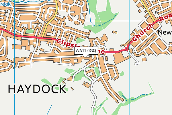 WA11 0GQ map - OS VectorMap District (Ordnance Survey) WA11 0GQ map - OS VectorMap District (Ordnance Survey)