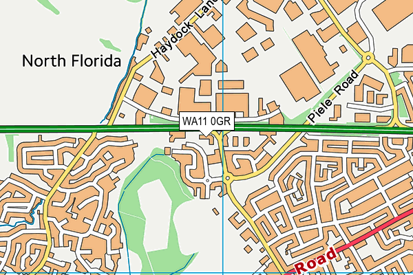 WA11 0GR map - OS VectorMap District (Ordnance Survey) WA11 0GR map - OS VectorMap District (Ordnance Survey)