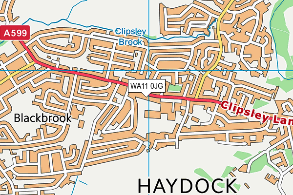 WA11 0JG map - OS VectorMap District (Ordnance Survey) WA11 0JG map - OS VectorMap District (Ordnance Survey)