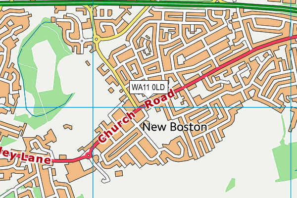 WA11 0LD map - OS VectorMap District (Ordnance Survey) WA11 0LD map - OS VectorMap District (Ordnance Survey)