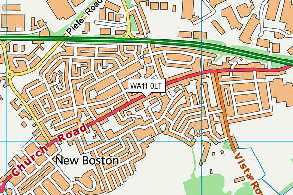 WA11 0LT map - OS VectorMap District (Ordnance Survey) WA11 0LT map - OS VectorMap District (Ordnance Survey)