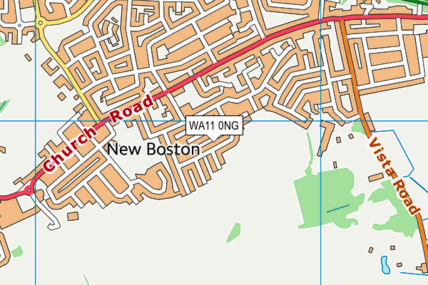 WA11 0NG map - OS VectorMap District (Ordnance Survey) WA11 0NG map - OS VectorMap District (Ordnance Survey)