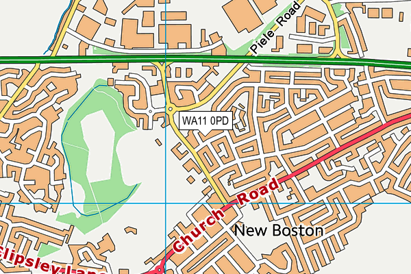 WA11 0PD map - OS VectorMap District (Ordnance Survey) WA11 0PD map - OS VectorMap District (Ordnance Survey)