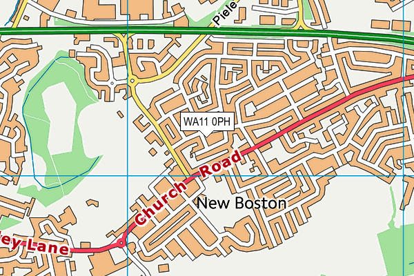 WA11 0PH map - OS VectorMap District (Ordnance Survey) WA11 0PH map - OS VectorMap District (Ordnance Survey)