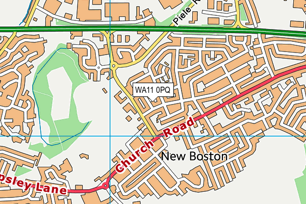 WA11 0PQ map - OS VectorMap District (Ordnance Survey) WA11 0PQ map - OS VectorMap District (Ordnance Survey)