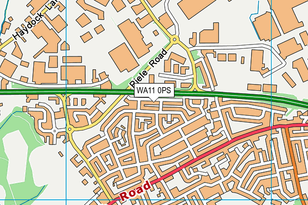 WA11 0PS map - OS VectorMap District (Ordnance Survey) WA11 0PS map - OS VectorMap District (Ordnance Survey)