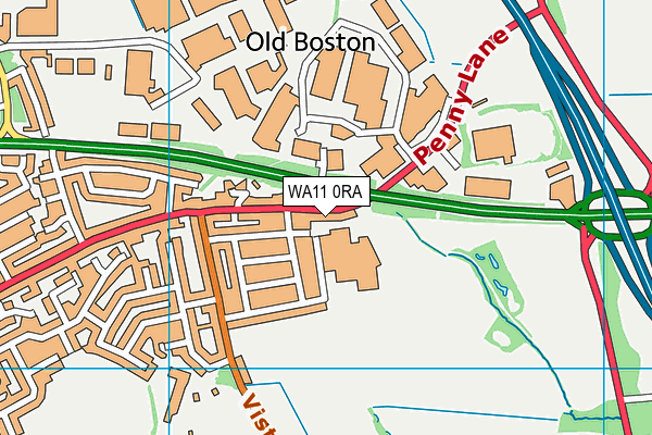 WA11 0RA map - OS VectorMap District (Ordnance Survey) WA11 0RA map - OS VectorMap District (Ordnance Survey)