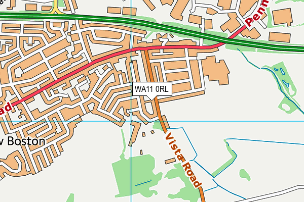 WA11 0RL map - OS VectorMap District (Ordnance Survey) WA11 0RL map - OS VectorMap District (Ordnance Survey)