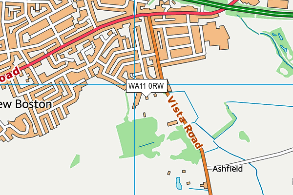 WA11 0RW map - OS VectorMap District (Ordnance Survey) WA11 0RW map - OS VectorMap District (Ordnance Survey)