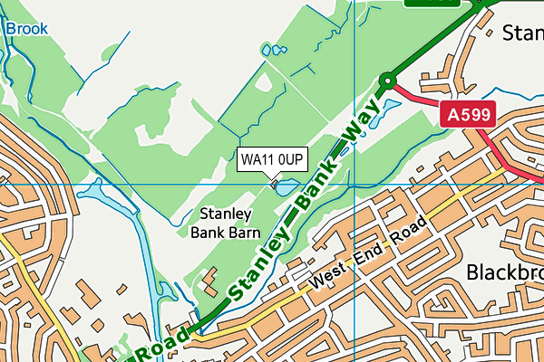 WA11 0UP map - OS VectorMap District (Ordnance Survey) WA11 0UP map - OS VectorMap District (Ordnance Survey)