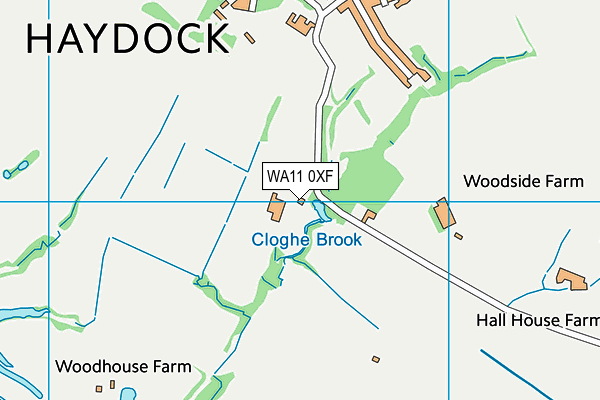 WA11 0XF map - OS VectorMap District (Ordnance Survey) WA11 0XF map - OS VectorMap District (Ordnance Survey)