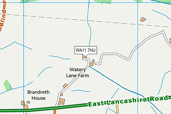 WA11 7HU map - OS VectorMap District (Ordnance Survey) WA11 7HU map - OS VectorMap District (Ordnance Survey)