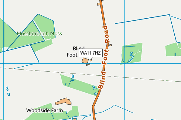 WA11 7HZ map - OS VectorMap District (Ordnance Survey) WA11 7HZ map - OS VectorMap District (Ordnance Survey)
