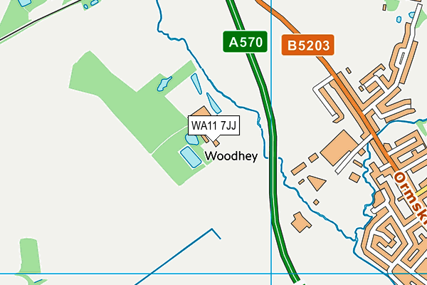 WA11 7JJ map - OS VectorMap District (Ordnance Survey) WA11 7JJ map - OS VectorMap District (Ordnance Survey)