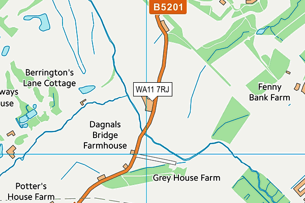 WA11 7RJ map - OS VectorMap District (Ordnance Survey) WA11 7RJ map - OS VectorMap District (Ordnance Survey)