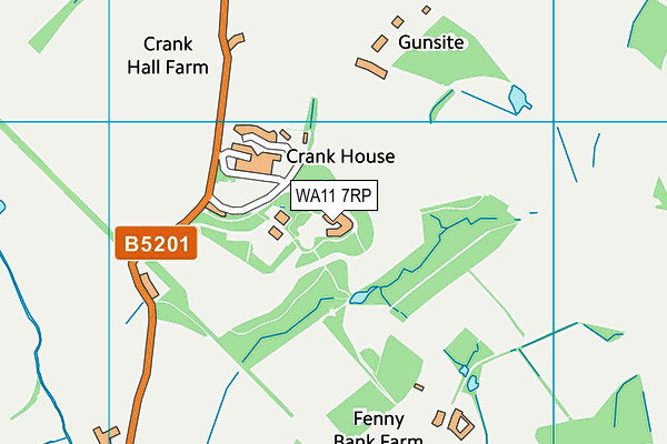 WA11 7RP map - OS VectorMap District (Ordnance Survey) WA11 7RP map - OS VectorMap District (Ordnance Survey)