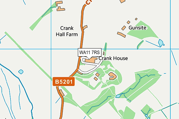 WA11 7RS map - OS VectorMap District (Ordnance Survey) WA11 7RS map - OS VectorMap District (Ordnance Survey)