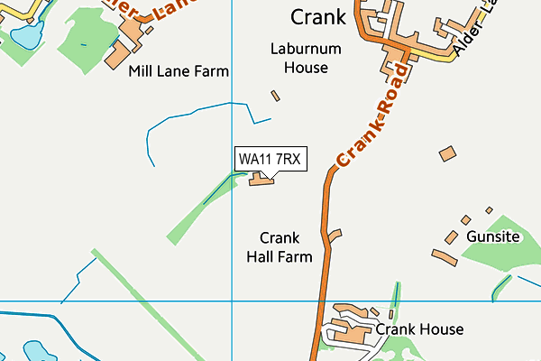WA11 7RX map - OS VectorMap District (Ordnance Survey) WA11 7RX map - OS VectorMap District (Ordnance Survey)